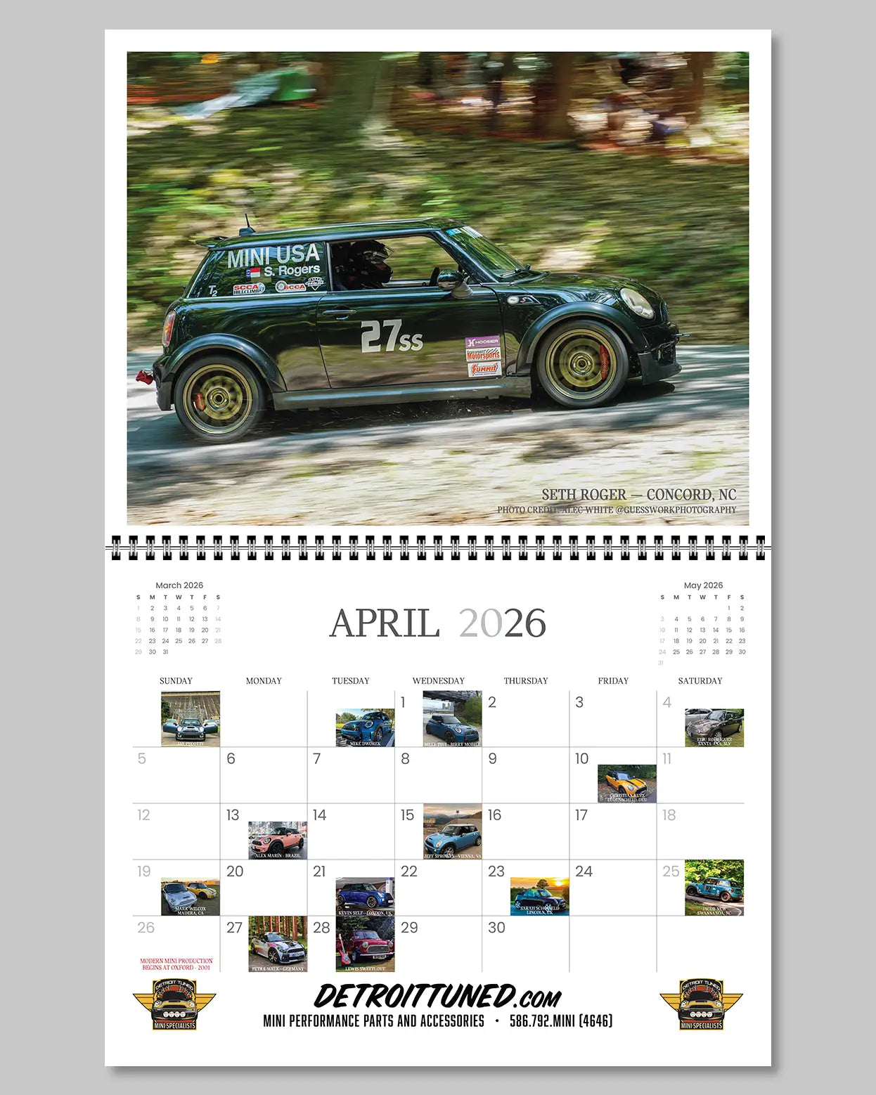 2026 Best of MINI Calendar — April