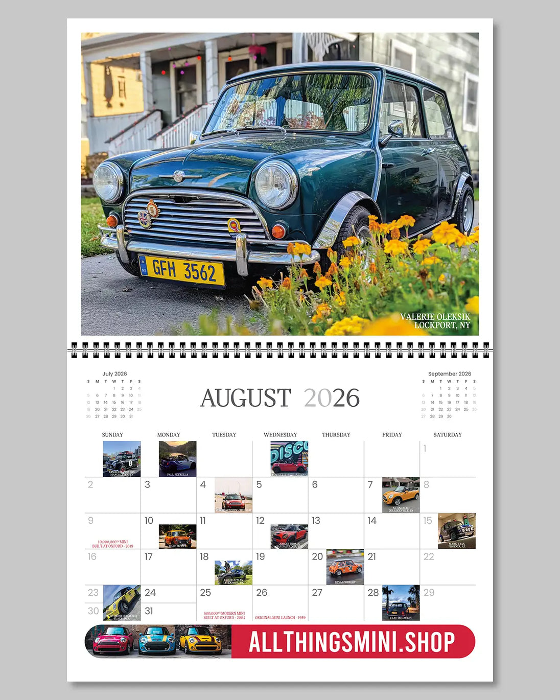 2026 Best of MINI Calendar — August