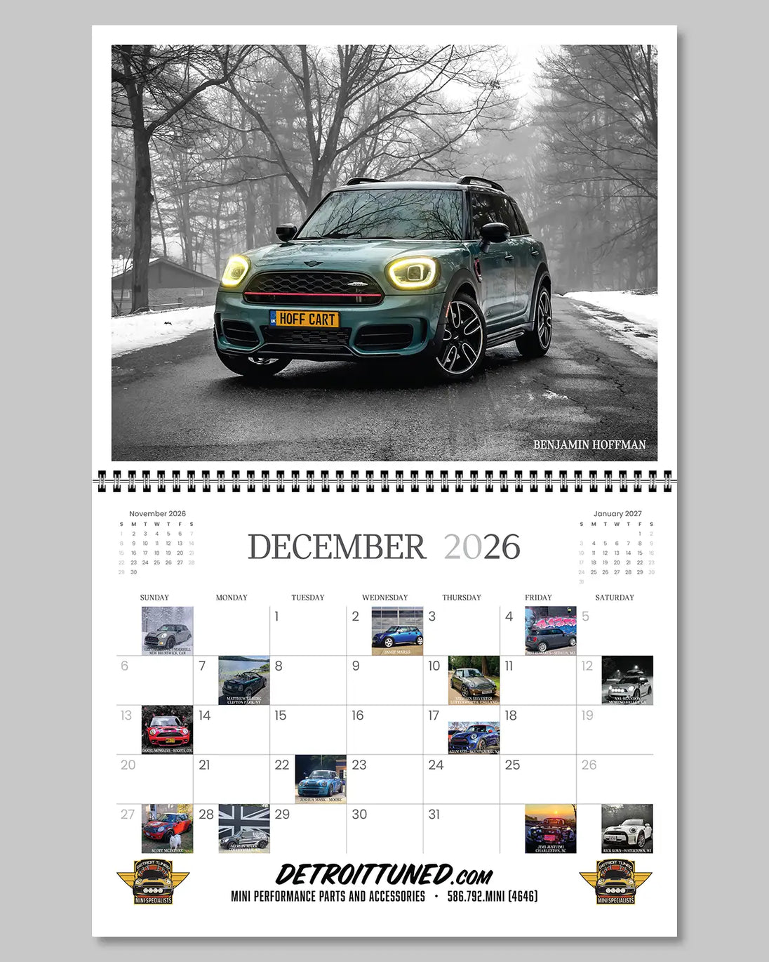 2026 Best of MINI Calendar — December