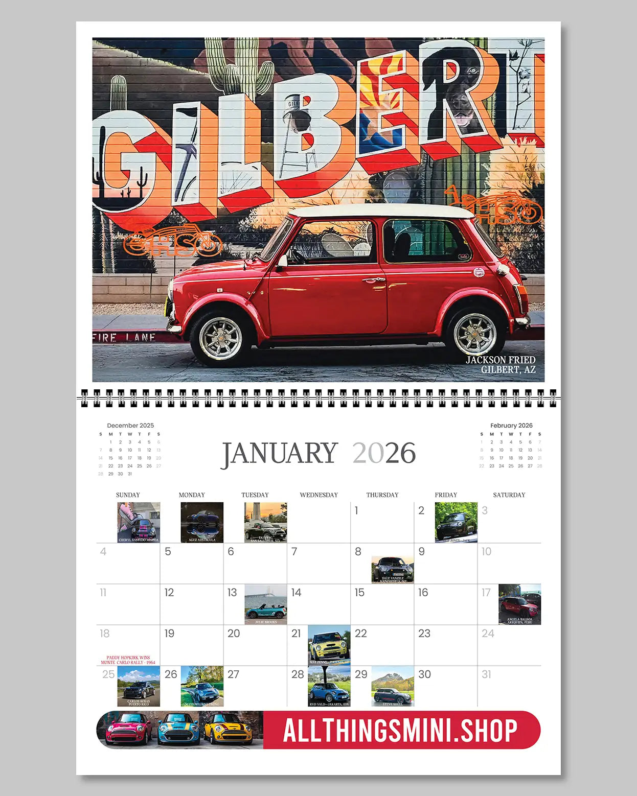 2026 Best of MINI Calendar — January