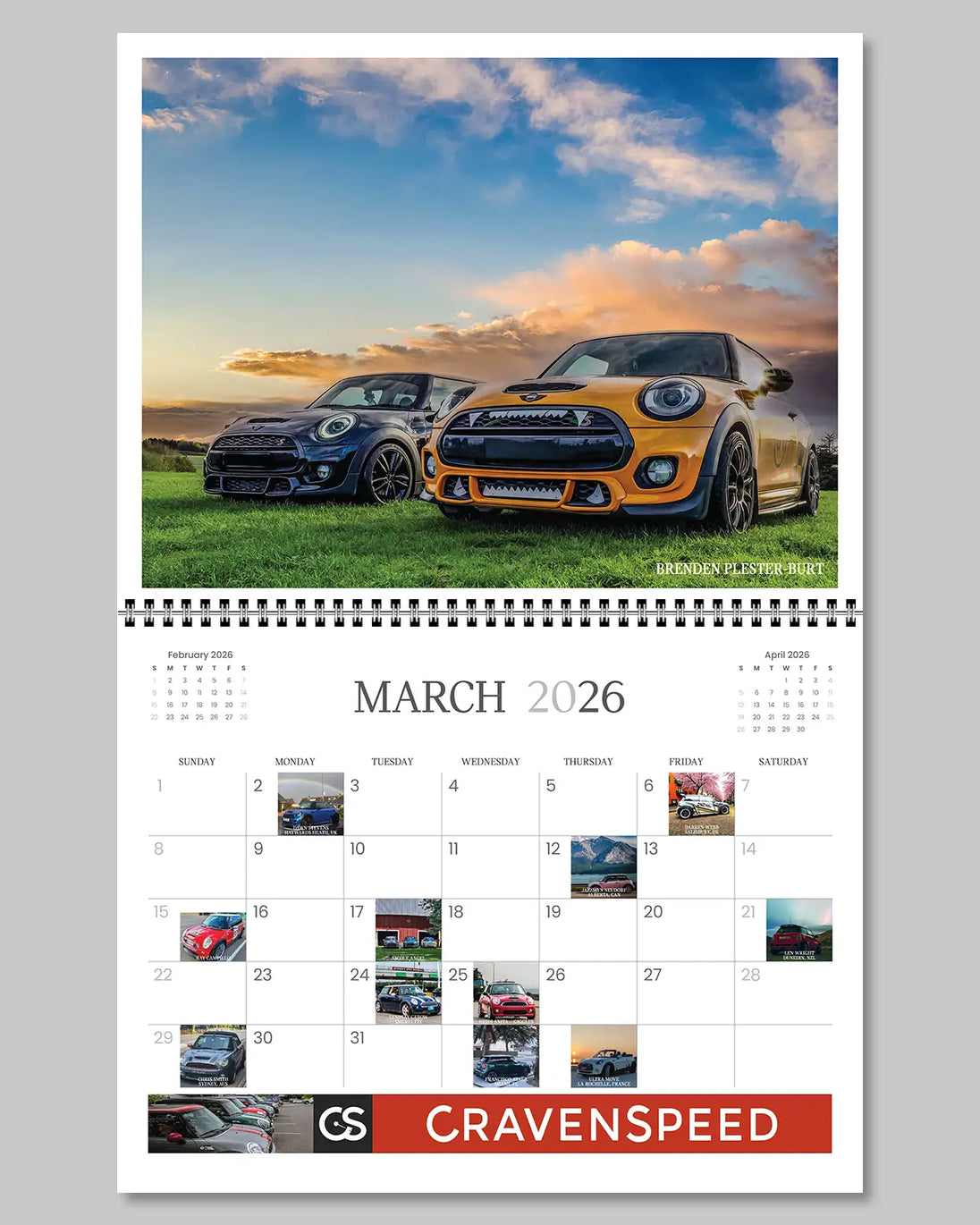 2026 Best of MINI Calendar — March