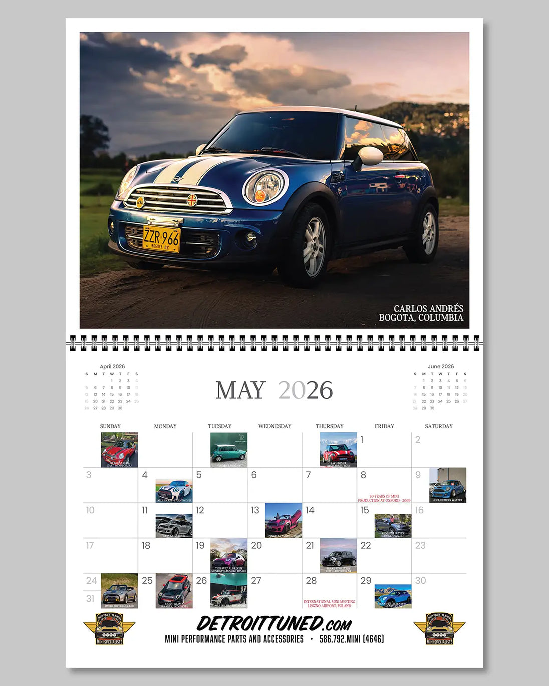 2026 Best of MINI Calendar — May