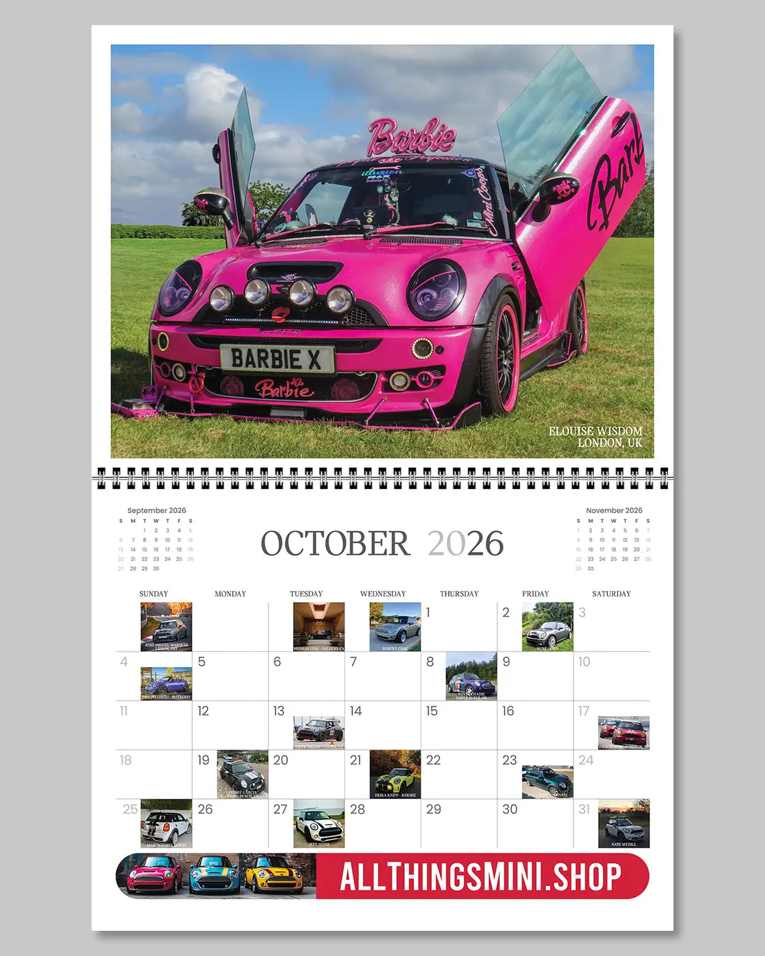 2026 Best of MINI Calendar — October