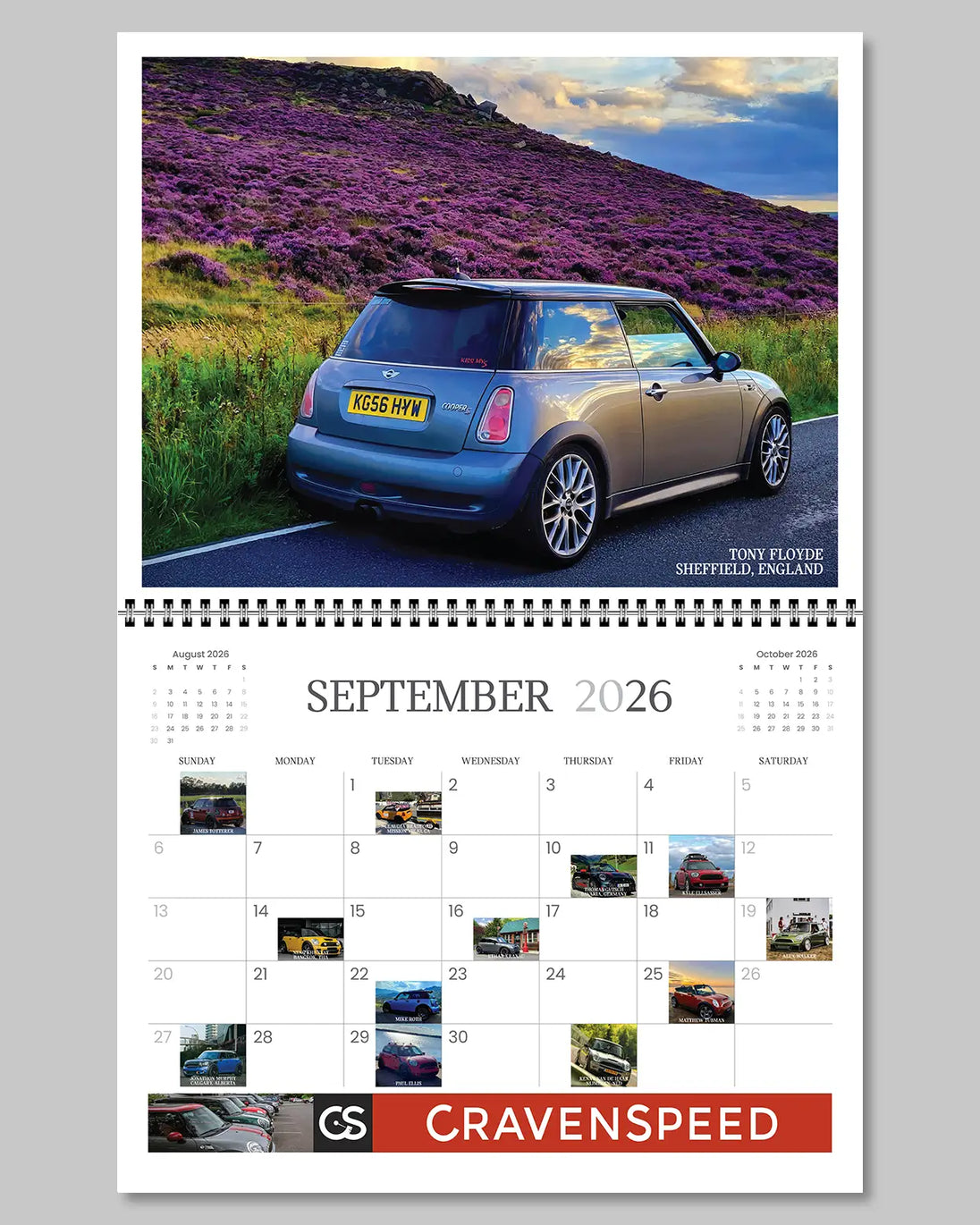 2026 Best of MINI Calendar — September