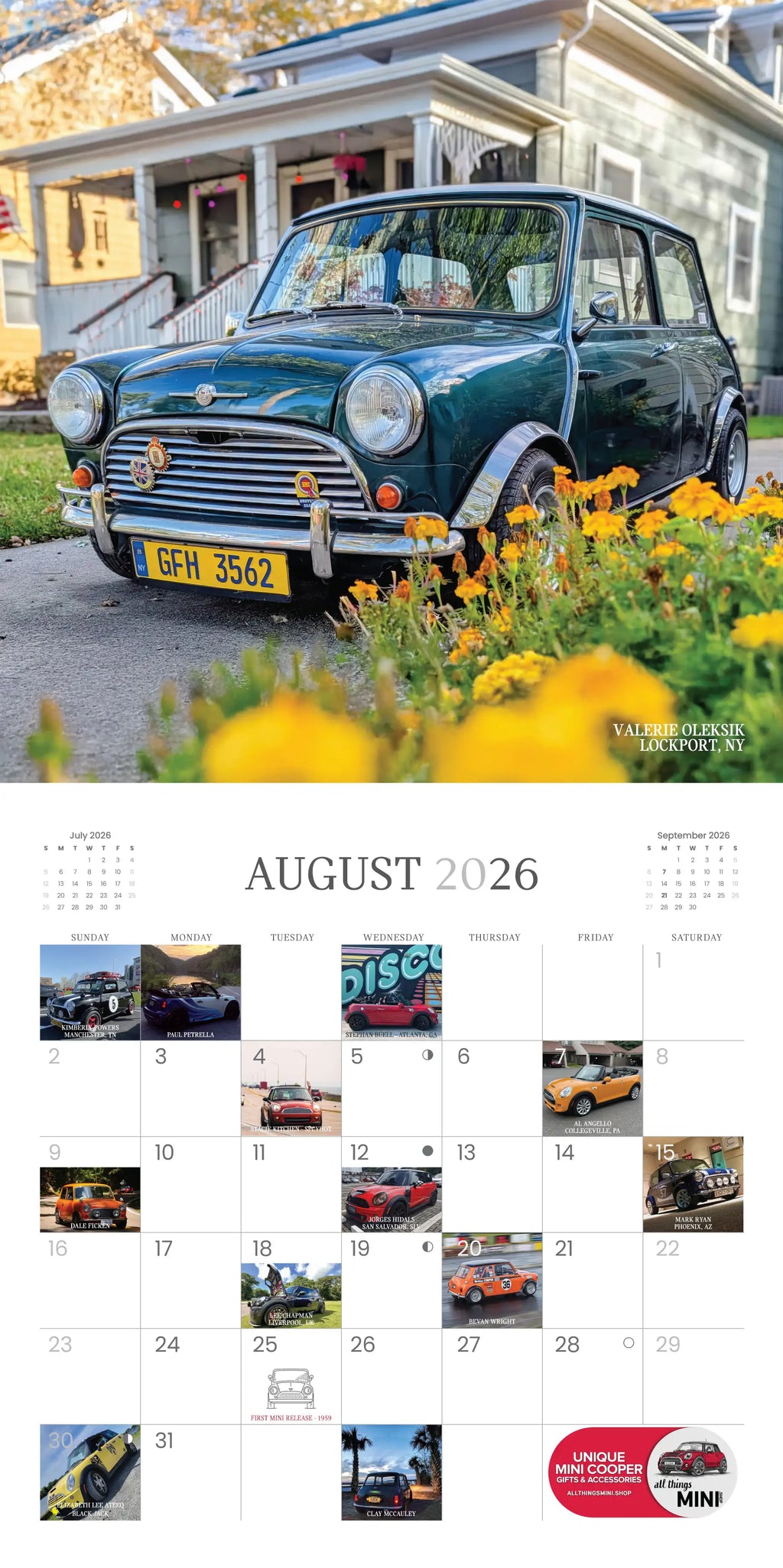 2026 Best of MINI Calendar
