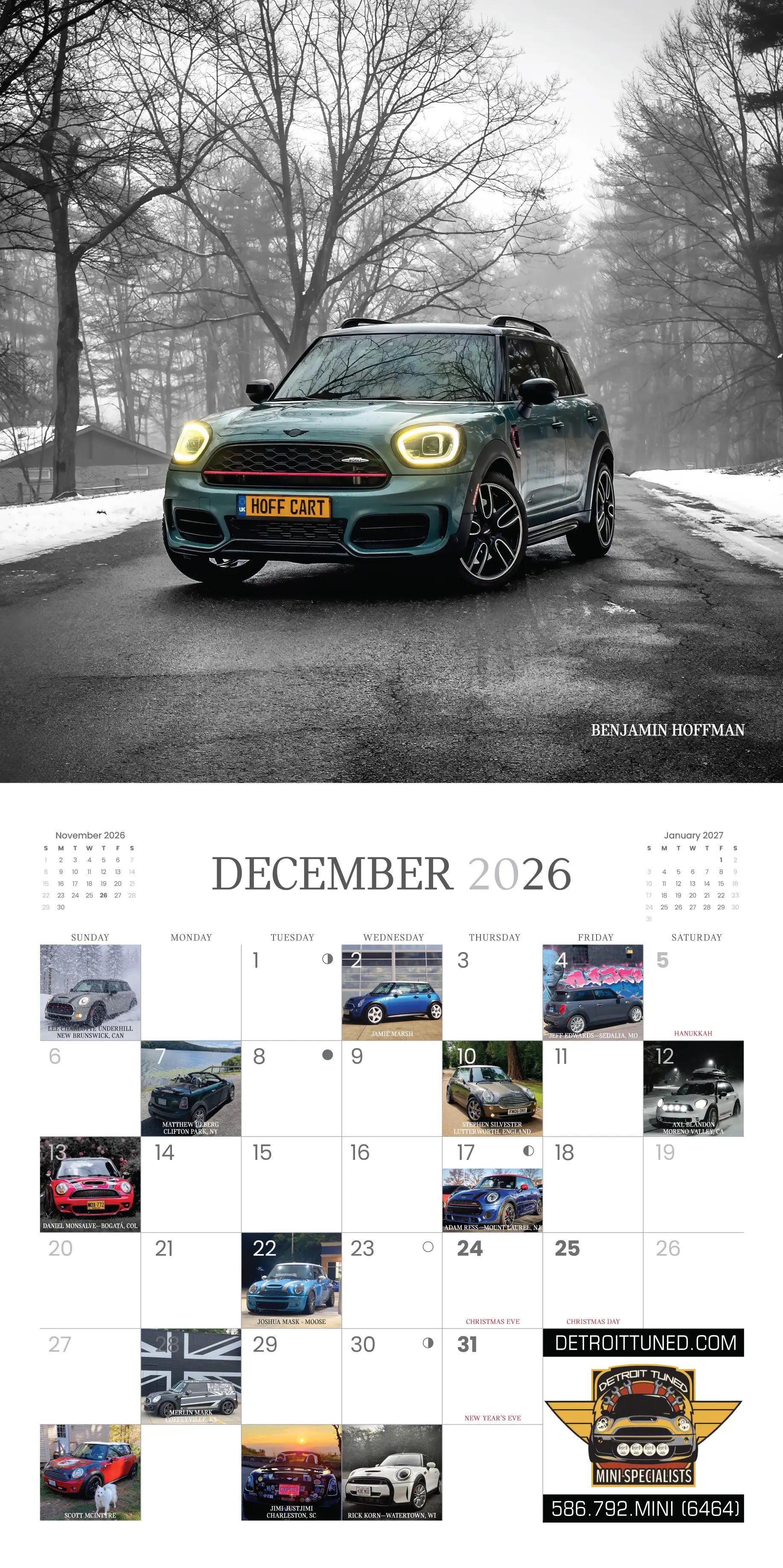 2026 Best of MINI Calendar