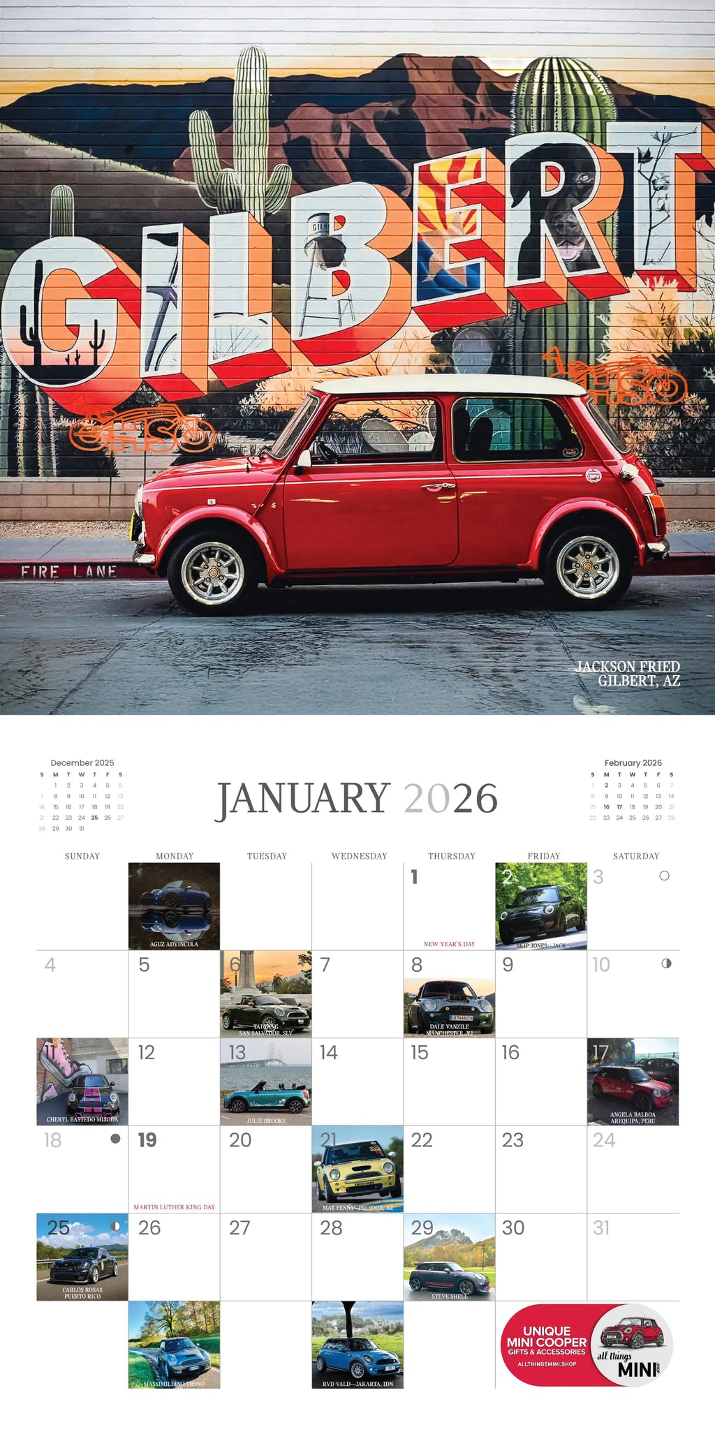 2026 Best of MINI Calendar