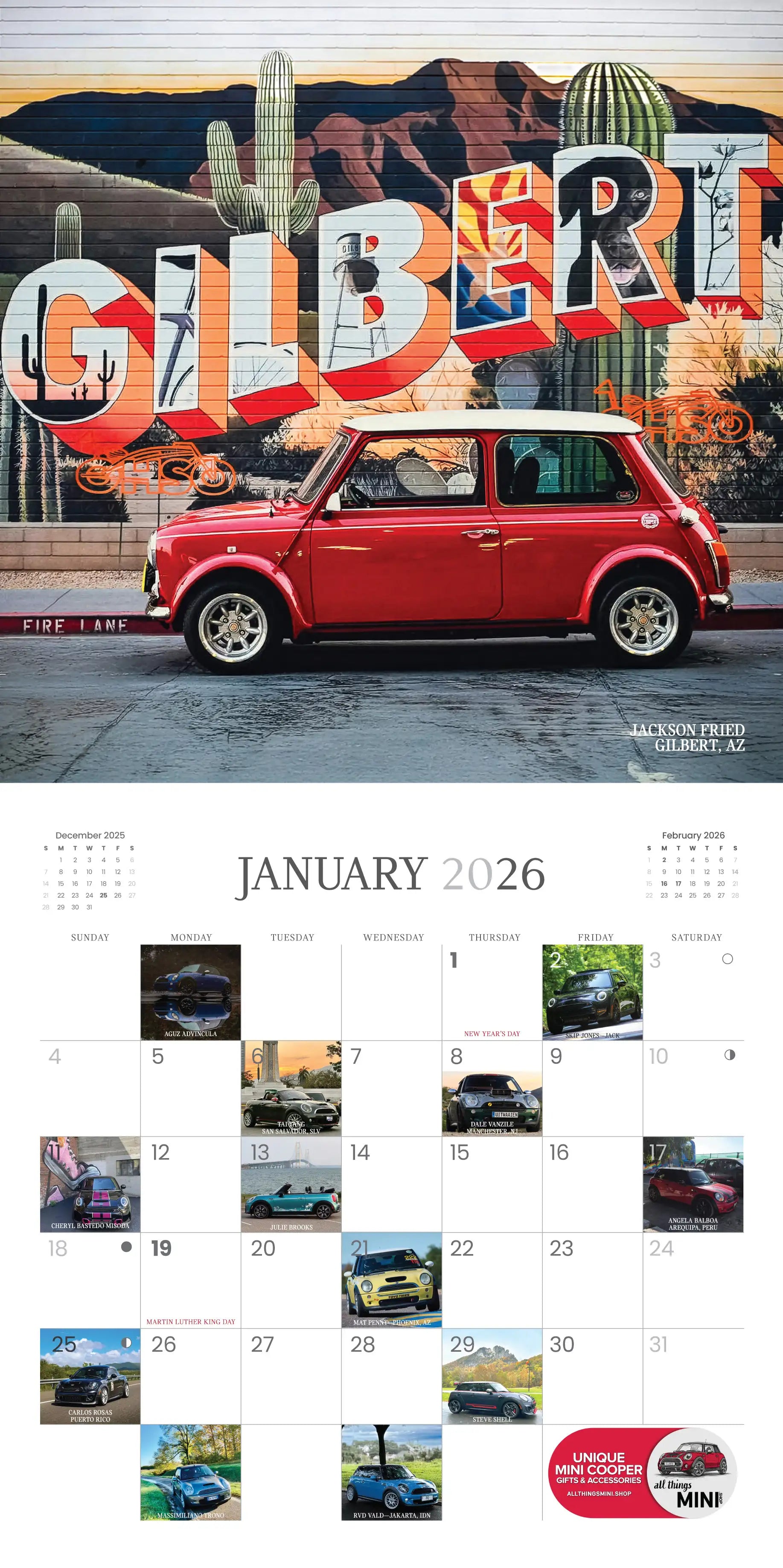 2026 Best of MINI Calendar