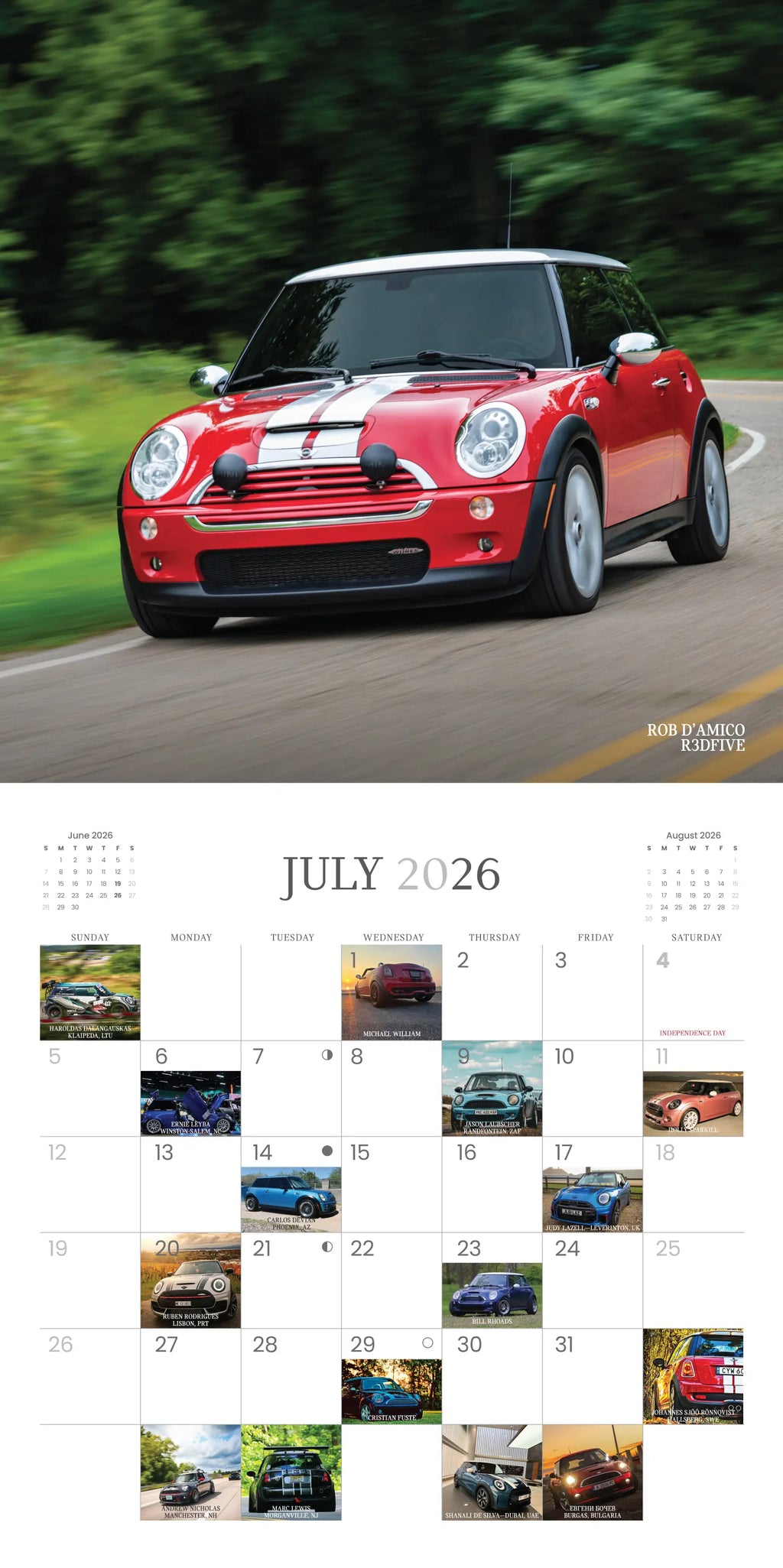 2026 Best of MINI Calendar