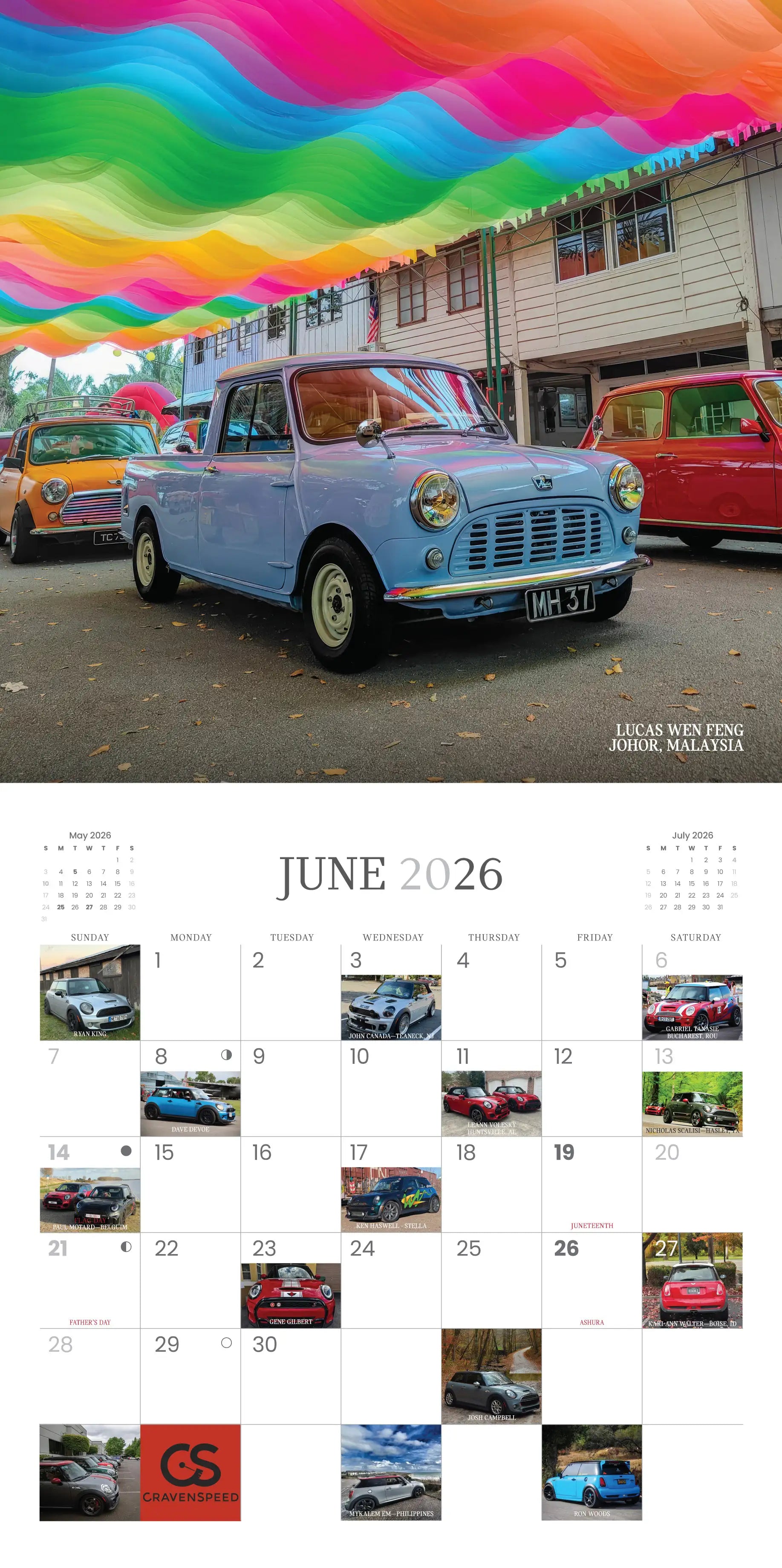 2026 Best of MINI Calendar