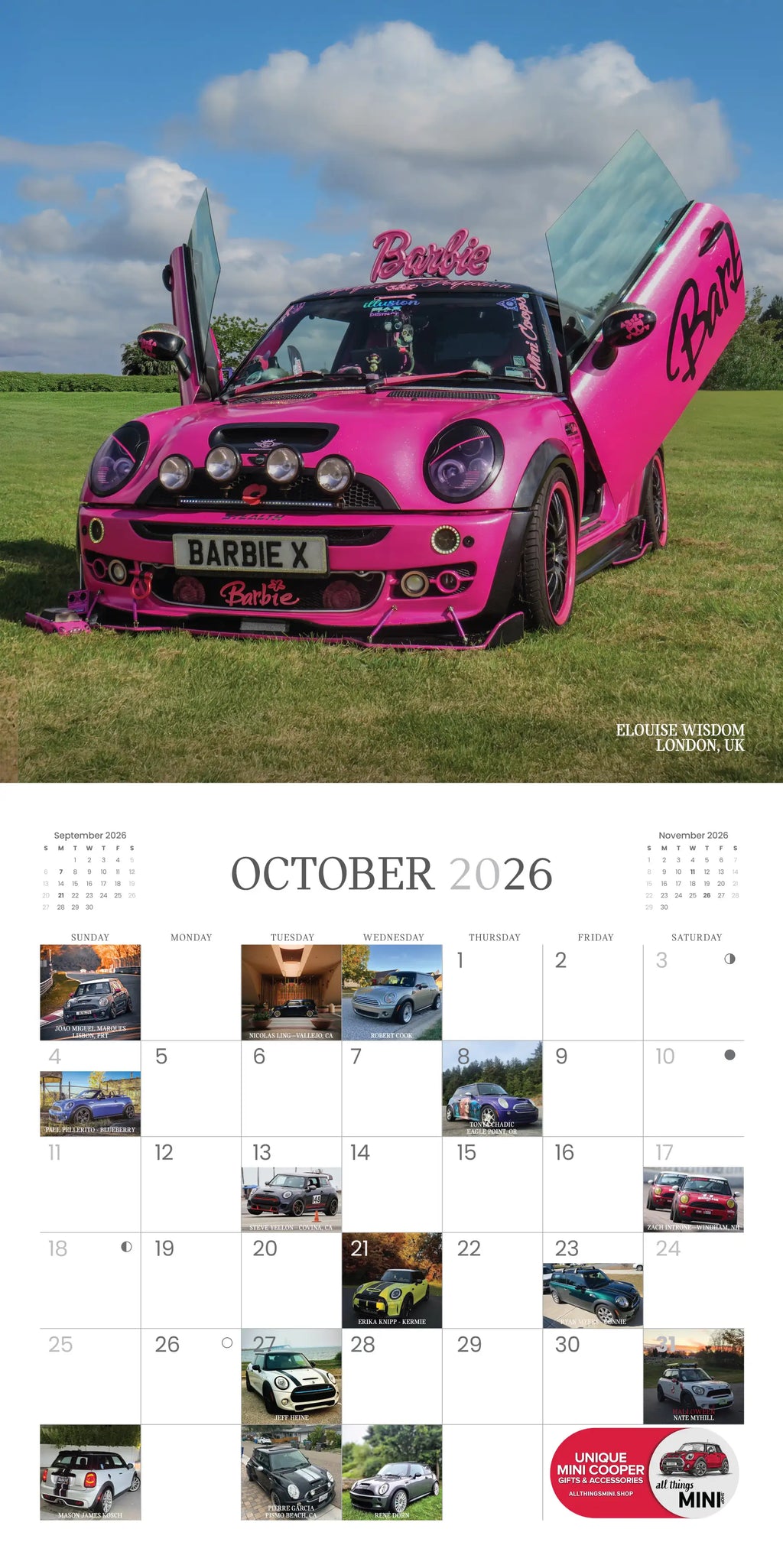 2026 Best of MINI Calendar